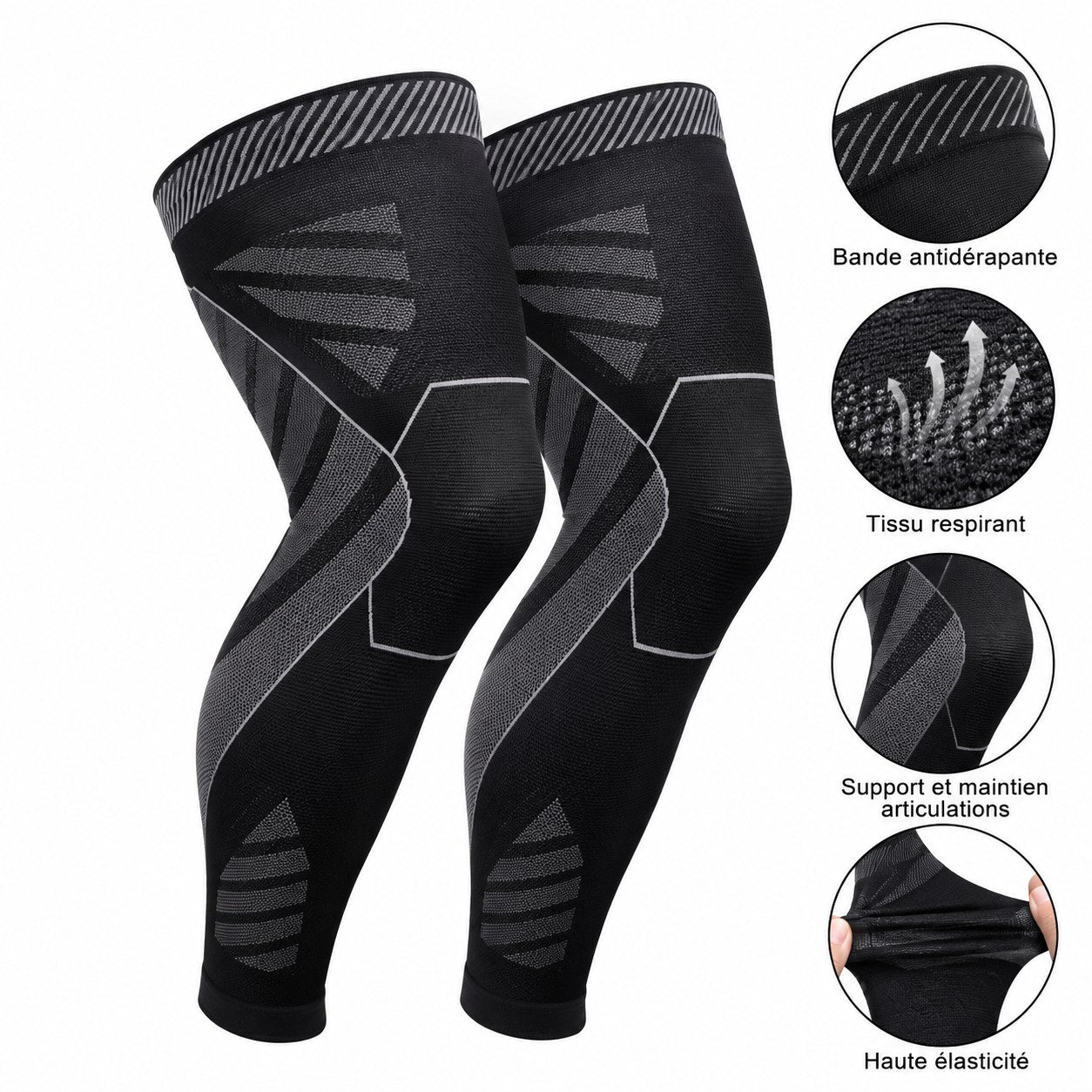 Airzio FlexLeg Pro — Manchons longs de compression — vue 5