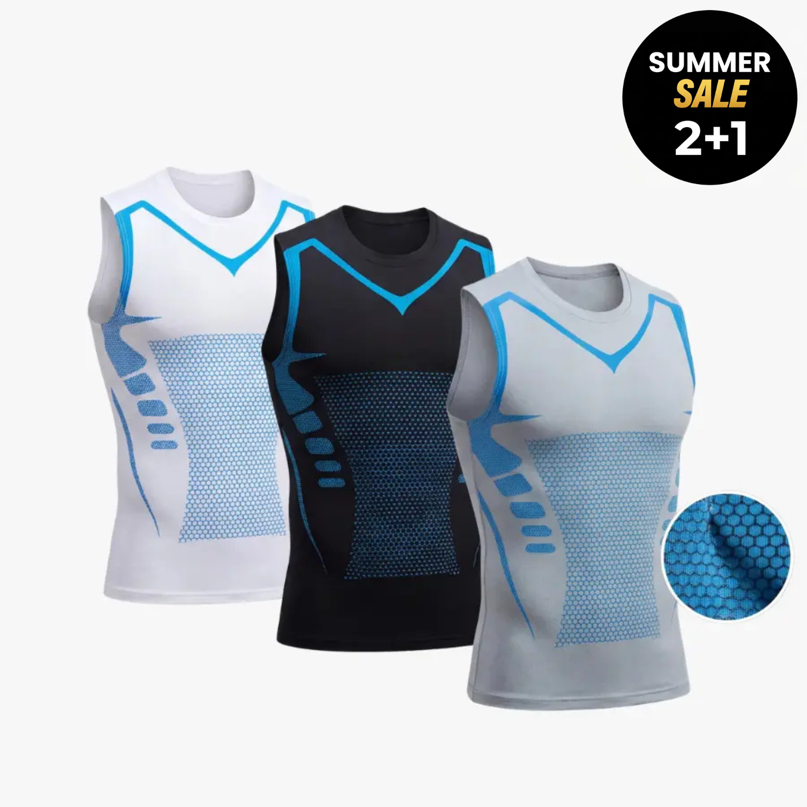 Airzio Sculpt-Tank — Débardeur de compression homme