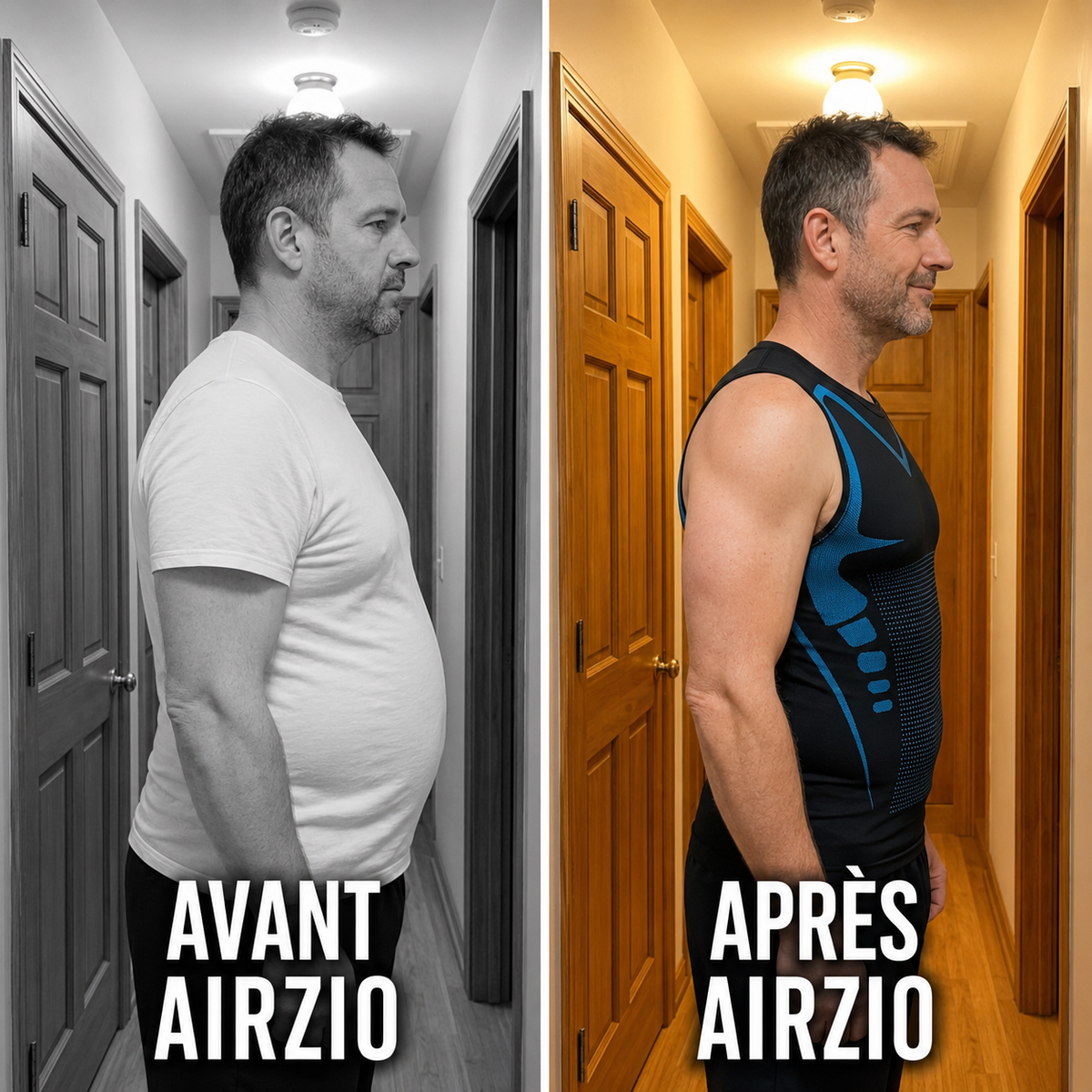 Airzio Sculpt-Tank — Débardeur de compression homme