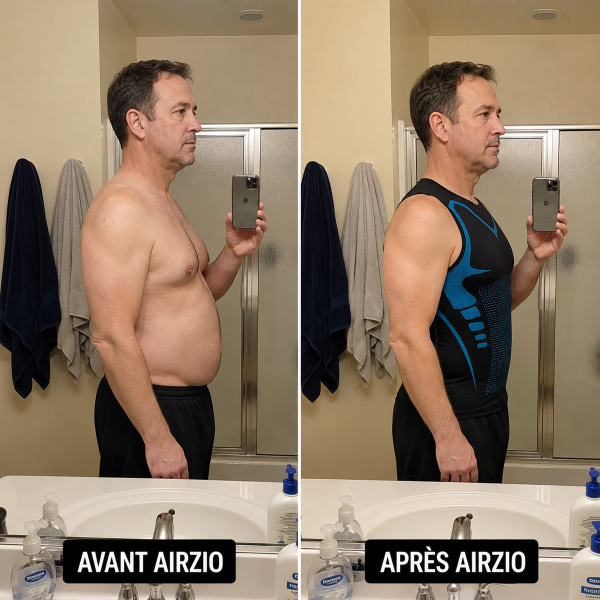 Airzio Sculpt-Tank — Débardeur de compression homme