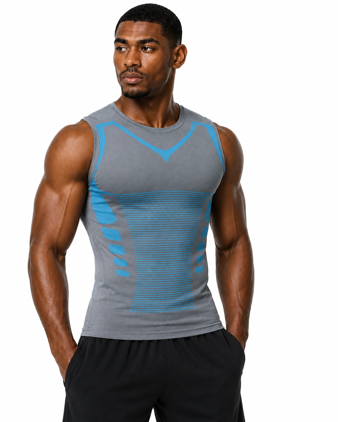 Airzio Sculpt-Tank — Débardeur de compression homme