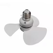 Ventilateur de plafond E27 compact – Fraîcheur instantanée et installation en quelques secondes