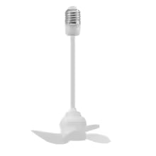 Ventilateur de plafond E27 compact – Fraîcheur instantanée et installation en quelques secondes