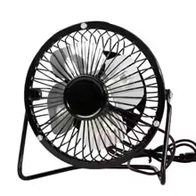 Mini ventilateur USB en métal 14,5 × 15 cm – Compact, puissant et silencieux