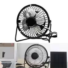 Mini ventilateur USB en métal 14,5 × 15 cm – Compact, puissant et silencieux