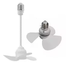 Ventilateur de plafond E27 compact – Fraîcheur instantanée et installation en quelques secondes