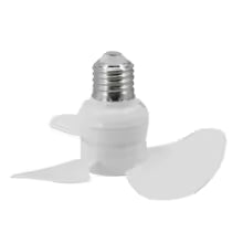 Ventilateur de plafond E27 compact – Fraîcheur instantanée et installation en quelques secondes