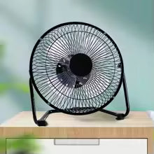 Mini ventilateur USB en métal 14,5 × 15 cm – Compact, puissant et silencieux