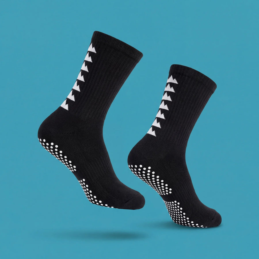 Airzio S-Grip Noir — Chaussettes antidérapantes