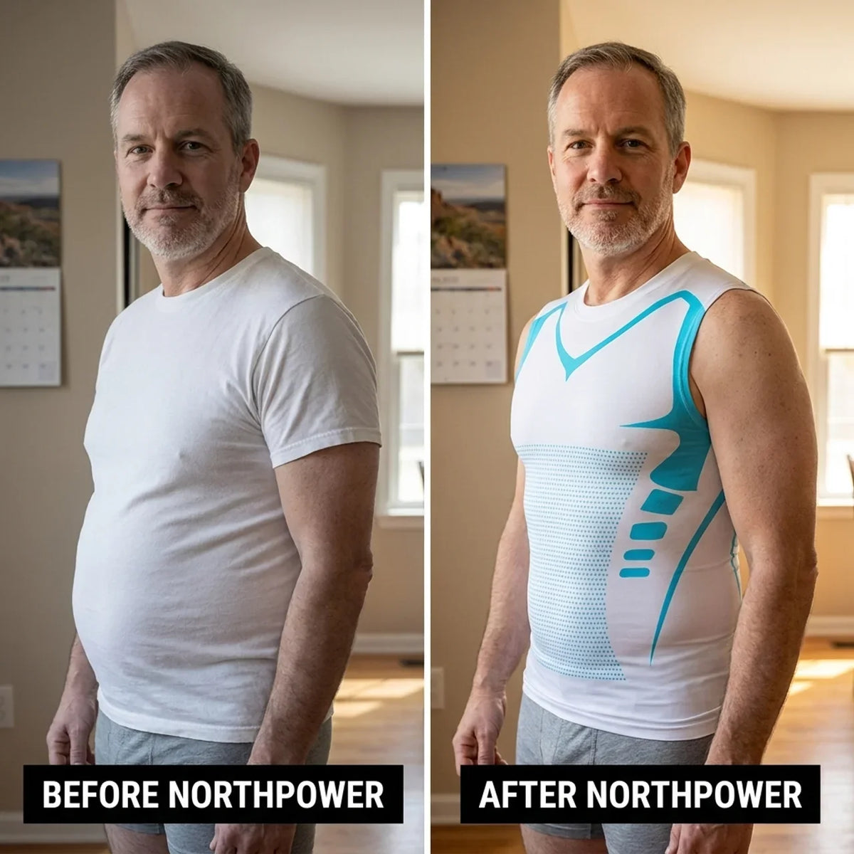 Airzio Sculpt-Tank — Débardeur de compression homme — vue 5