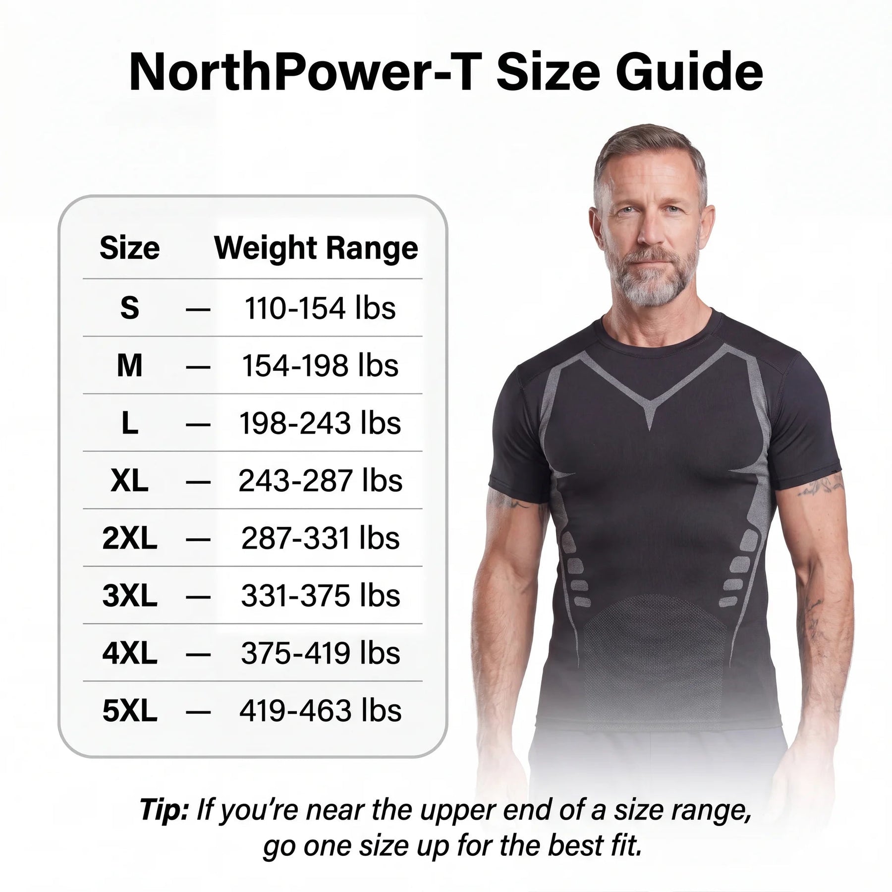 Airzio Sculpt-T — T-shirt de compression homme — vue 5