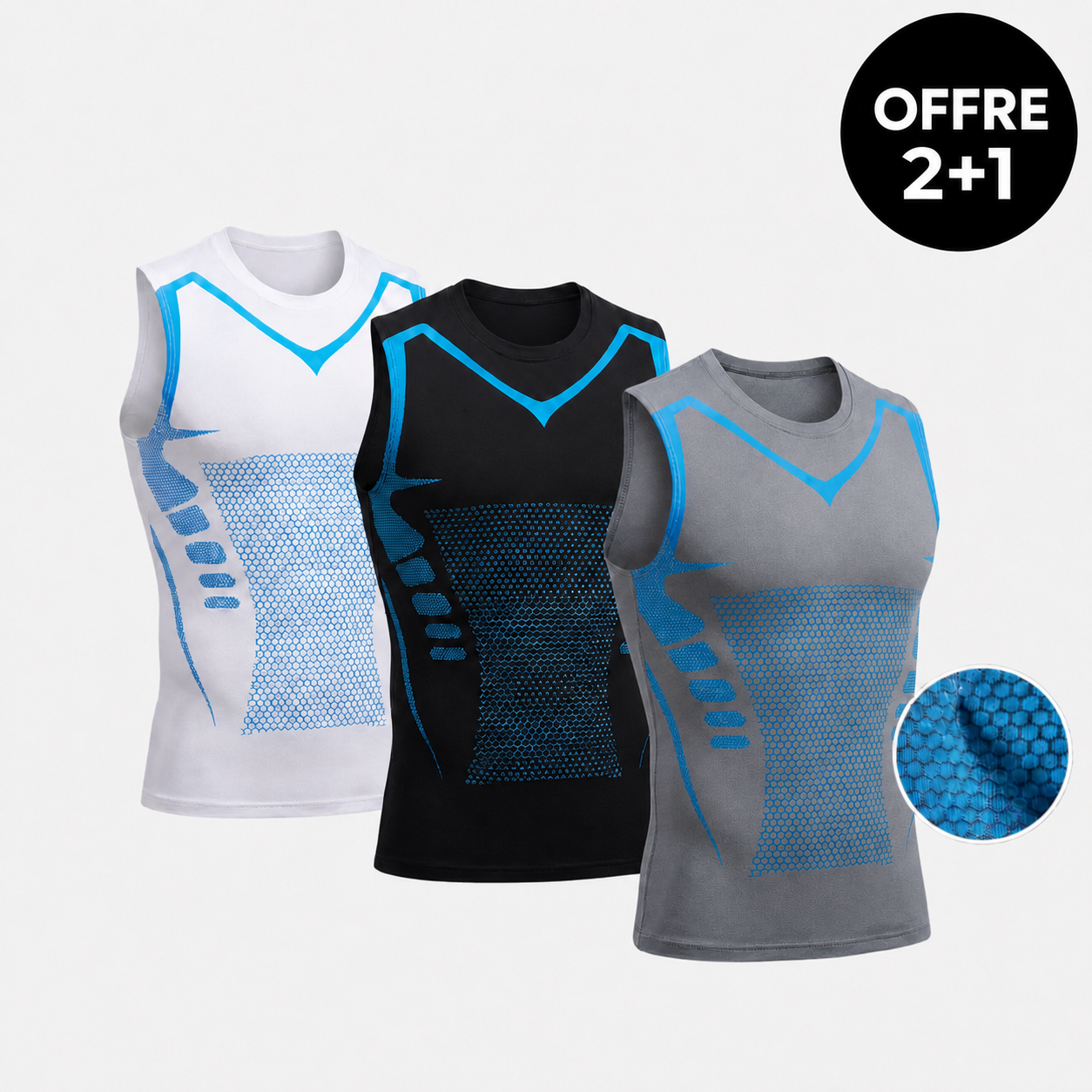 Airzio Sculpt-Tank — Débardeur de compression homme
