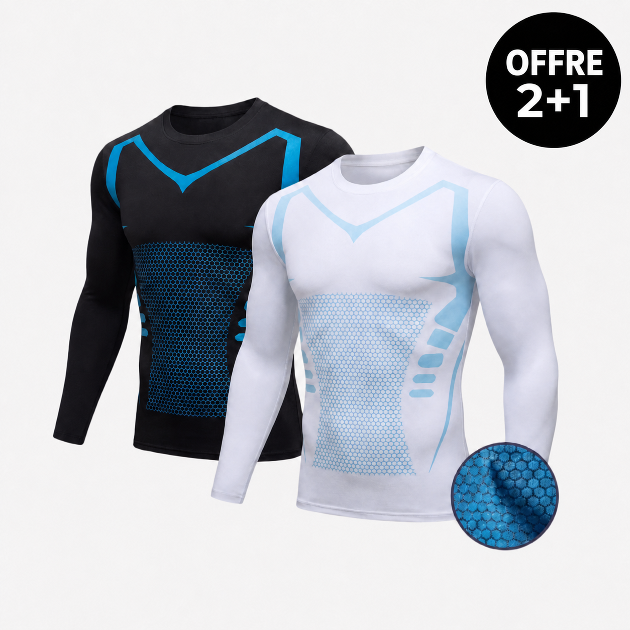 Airzio Sculpt-L — Haut manches longues de compression