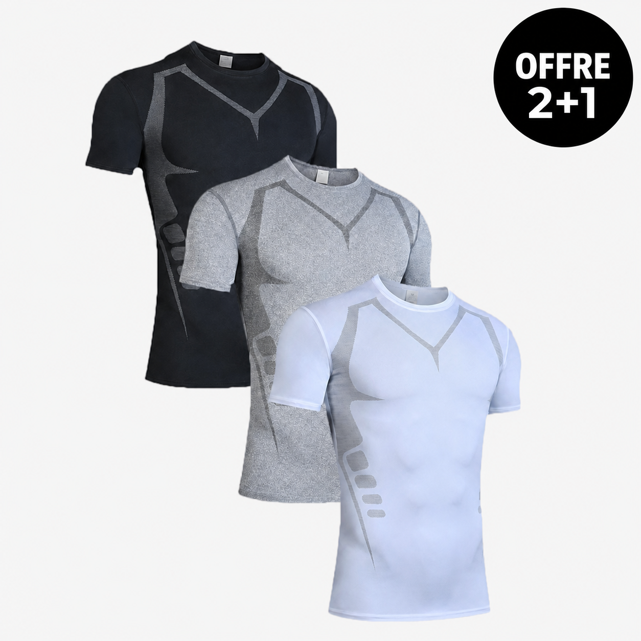 Airzio Sculpt-T — T-shirt de compression homme